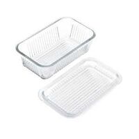 BUTTER DISH MFNCT GLASS CLEAR - Case of 4