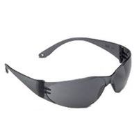 MSA 10009920 Lightweight Safety Glass, Large/Small, Anti-Scratch, Gray Lens, Wrap Closely Frame