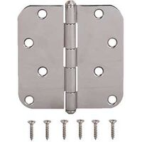 HINGE DR 5/8RD 4X4IN POLISH SS