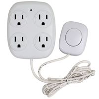 TAP INDOOR 4-OUTLET W/REMOTE  