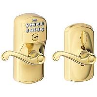 Schlage Plymouth Electronic Entry Lever Lockset