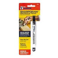 CARPENTER PENCIL W/RFL GRN 7IN
