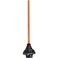 PLUNGER RUBB BLK 21IN WOOD