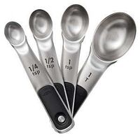 Good Grips 11132100 Measuring Spoon Set, Stainless Steel