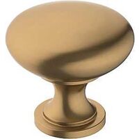 Amerock Edona Series BP53005CZ Cabinet Knob, 1-1/8 in Projection, Zinc, Champagne Bronze