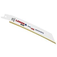 Lenox Gold 21069618GR Reciprocating Saw Blade, 3/4 in W, 6 in L, 18 TPI