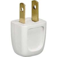 Academy 2601-6W-L Easy Install Non-Grounded Straight Electrical Plug