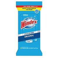 WIPES GLASS WINDEX 38 COUNT   