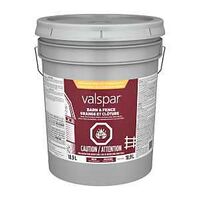 Valspar 029.1000700.008 Barn and Fence Exterior Self-Priming Paint, Water, Gloss, Red, 5 gal