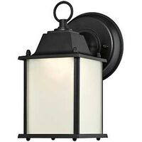 FIXT WALL MOUNT EXTER LED BLK 