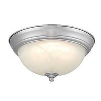 14W 11 DIM LED FLUSH BN W/WHIT