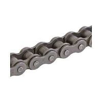 Koch Standard Series 7440100 Roller Chain, #40, 10 ft L, 1/2 in TPI/Pitch, Steel, Black Oxide