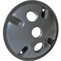 COVER LAMPHLDER ROUND GRAY    
