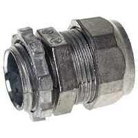 Hubbell CCZ050R4 Conduit Connector, 1/2 in Compression, Zinc