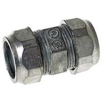 Hubbell CKZ050R4 Conduit Coupling, 1/2 in Compression, Zinc-Plated