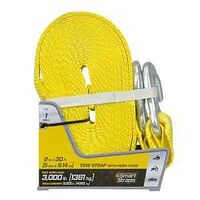 TOW STRAP W/HOOK 9000LB 30FT  