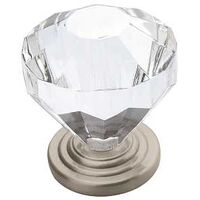 Amerock Traditional Classics 14303G10 Acrylic Round Crystal Cabinet Knob