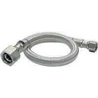 Plumb Pak EZ Series PP23802-5 Sink Supply Tube, 3/8 in Inlet, Compression Inlet, 1/2 in Outlet, FIP Outlet, 16 in L