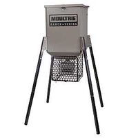 Moultrie Ranch Series MFG-15042 Broadcast Feeder, Battery, 300 lb Hopper, 10 Feed Times, Metal