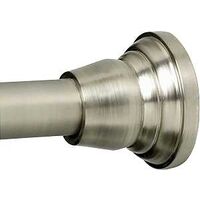 Plumb Pak PP825-21 Flange Chrome Plated Steel 4-3/4 x 3-3/4 For Use With 1 In Dia Shower Rod