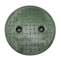 OVERLAPPING LID ROUND GRN 6IN 