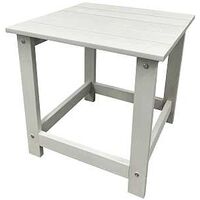 TABLE SIDE RESIN WOOD WHITE   