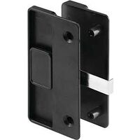 Prime-Line A 218 Latch and Pull, 4-1/8 in L Handle, 15/16 in H Handle, Plastic/Steel, Black