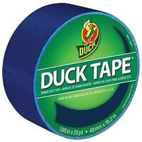 Duck 1304959 Duct Tape, 20 yd L, 1.88 in W, Blue