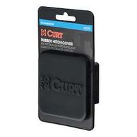 Curt 22276 Hitch Tube Cover, Rubber, Black