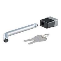 Curt 23021 Trailer Hitch Lock, 5/8 in Dia Pin, 6-3/4 in OAL, Carbon Steel, Chrome-Plated