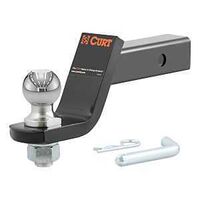 Curt 45856 Ball Mount, 2 in Dia Hitch Ball, Powder-Coated