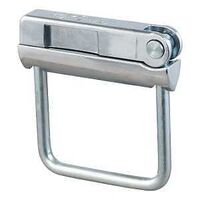 Curt 22320 Anti-Rattle Hitch Clamp, Aluminum/Stainless Steel, Zinc, Clear