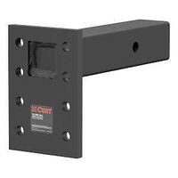 Curt 48329 Adjustable Pintle Mount, 18,000 lb, 5 in W, 7 in H, Steel, Powder-Coated