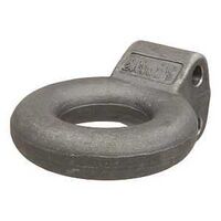Curt 48660 Lunette Ring, Channel Style, Steel, Raw, For: CURT #48610 or #48650 Pintle Hitch