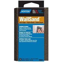 Norton WallSand 00941 Sanding Sponge, 4-7/8 in L, 2-7/8 in W, Fine, Medium