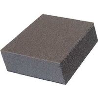 Norton MultiSand 00936 Sanding Sponge, 4-7/8 in L, 2-7/8 in W, Coarse, Medium, Aluminum Oxide Abrasive