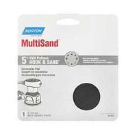 Norton Hook & Sand A290 Series 07660702320 Conversion Pad Disc, 5 in Dia, Reinforced Fiber Backing, Universal Vac