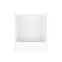 TUB/SHOWER 1-PIECE RH-DRN WHT 