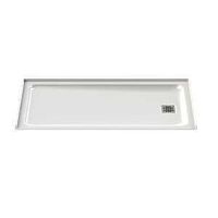 SHOWER BASE RH-DRN WHT 60X32X3