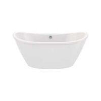 BATHTUB FRESTDNG CTR-DRAIN WHT