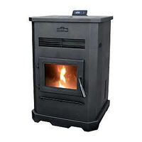 LARGE PELLET STOVE 130 LB HOPP