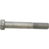 Reliable HC2HDG141L Hex Bolt, 1/4-20 Thread, 1 in OAL, 2 Grade, Steel, Hot-Dipped Galvanized, Coarse Thread