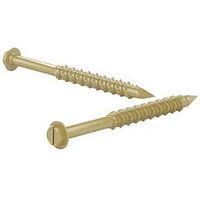 Reliable Gold Tap Pro HCSDPD14134MR Screw, 1/4-8 Thread, 1-3/4 in L, Scorpion Tail Thread, Washer Head, Hex Drive, Steel