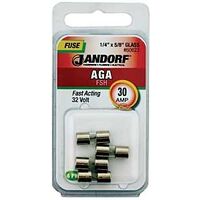 Bussmann AGA Cartridge Fast Acting Fuse Without Indicator