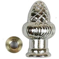 Jandorf Acorn Finial Reducer With 1/8 M to 1/4-27 F Reducer