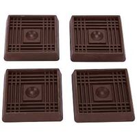 CUP SQUARE RUBBER 2IN BROWN   
