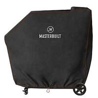Masterbuilt 560 MB20080220 Charcoal Grill and Smoker Cover, 55.7 in W, 47.07 in H, PVC, Black