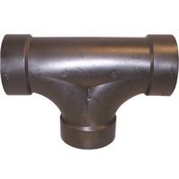 Genova Products 81644 ABS-DWV Cleanout Tee