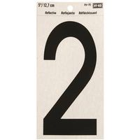 Hy-Ko RV Reflective Weather Resistant Number Tag