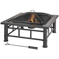 FIREPIT TILE-TOP SQ STEEL 30IN